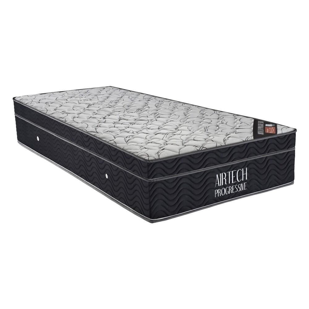 Colchao Airtech Progressive Solteiro (78x188x29) - Molas Nanolastic, EPS, D26 Pro - Airtec