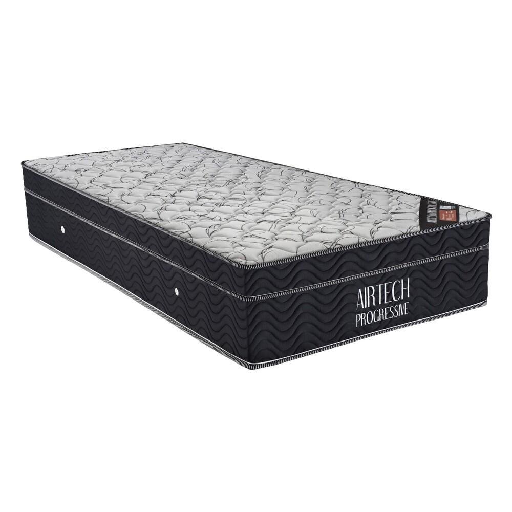 Colchao Airtech Progressive Solteiro (88x188x29) - Molas Nanolastic, EPS, D26 Pro - Airtec