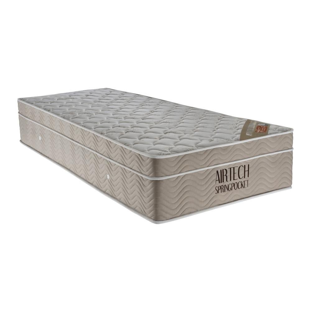 Colchao Airtech Spring Pocket Solteiro (78x188x30) - Molas Superpocket, EPS, D26 Pro - Air