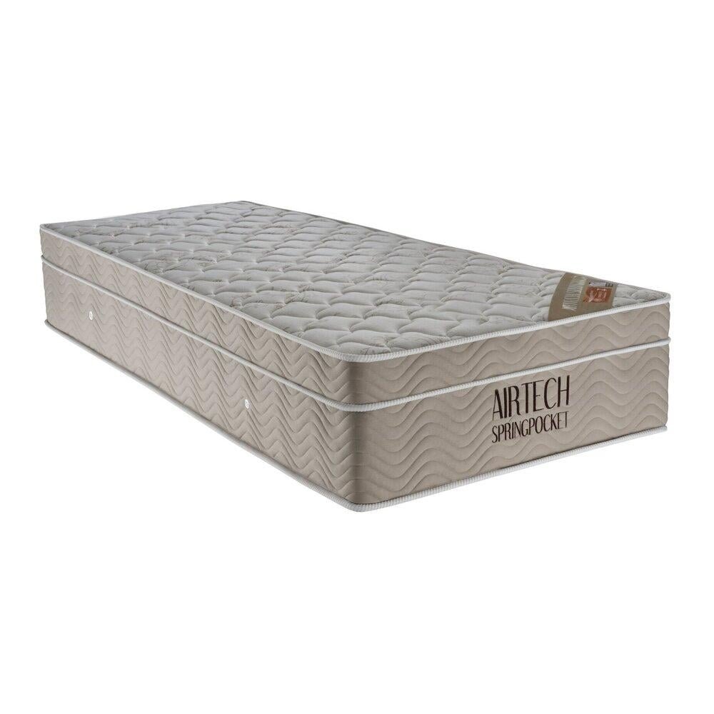 Colchao Airtech Spring Pocket Solteiro (88x188x30) - Molas Superpocket, EPS, D26 Pro - Air