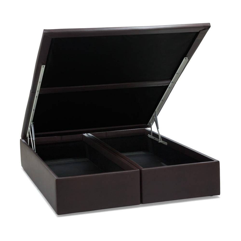 Base Bau Physical Marrom Queen (158x198x39) - Ortobom
