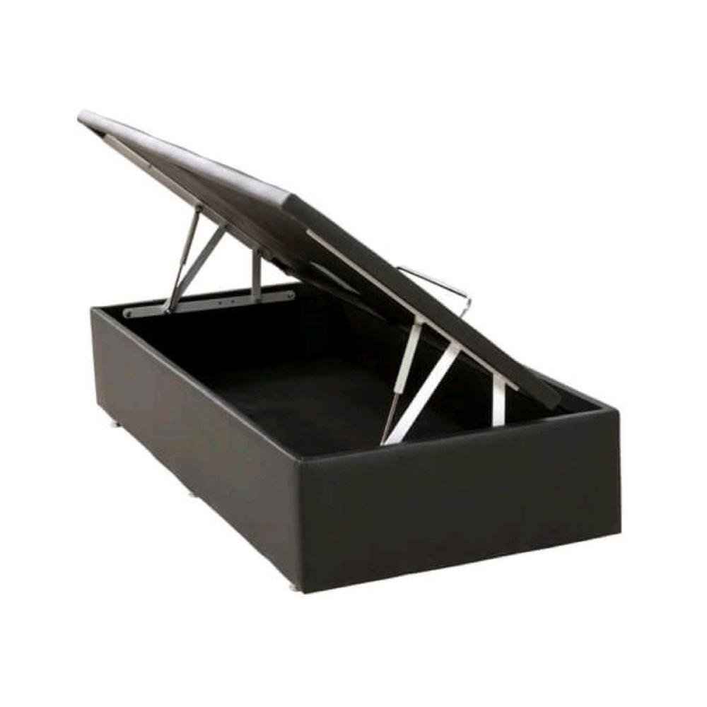 Base Bau Physical Preto Solteiro (88x188x39) - Ortobom