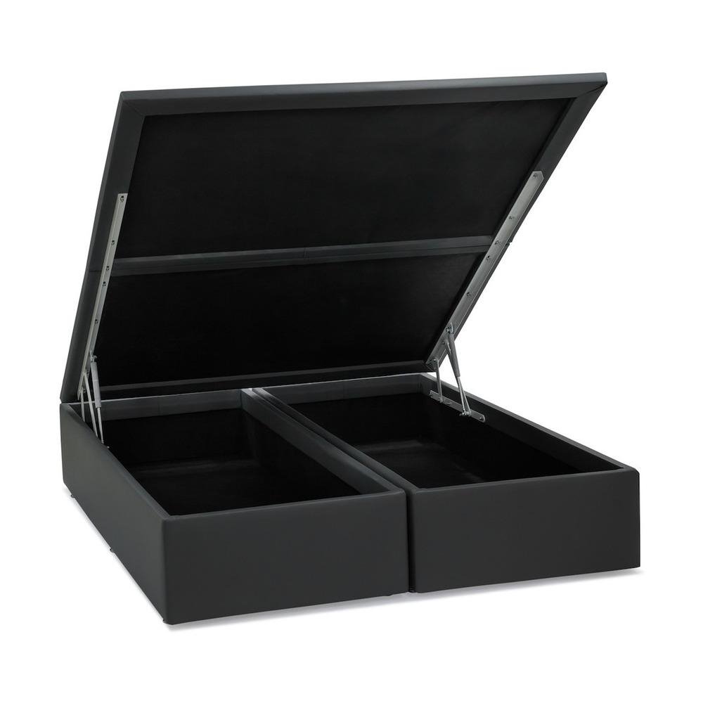 Base Bau Cinza Queen (158x198x39) - Ortobom