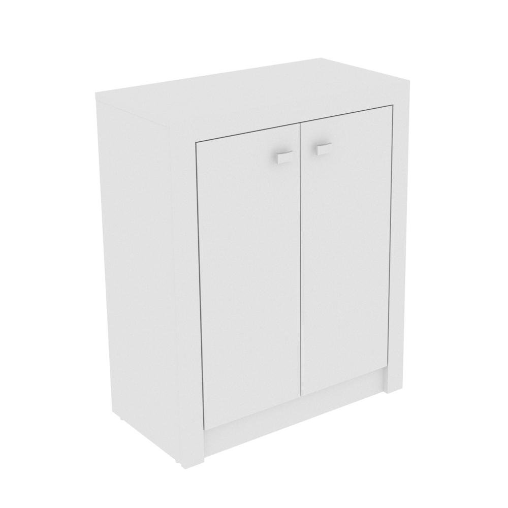 Balcao Escritorio com 2 Portas Multimoveis CR25013 Branco