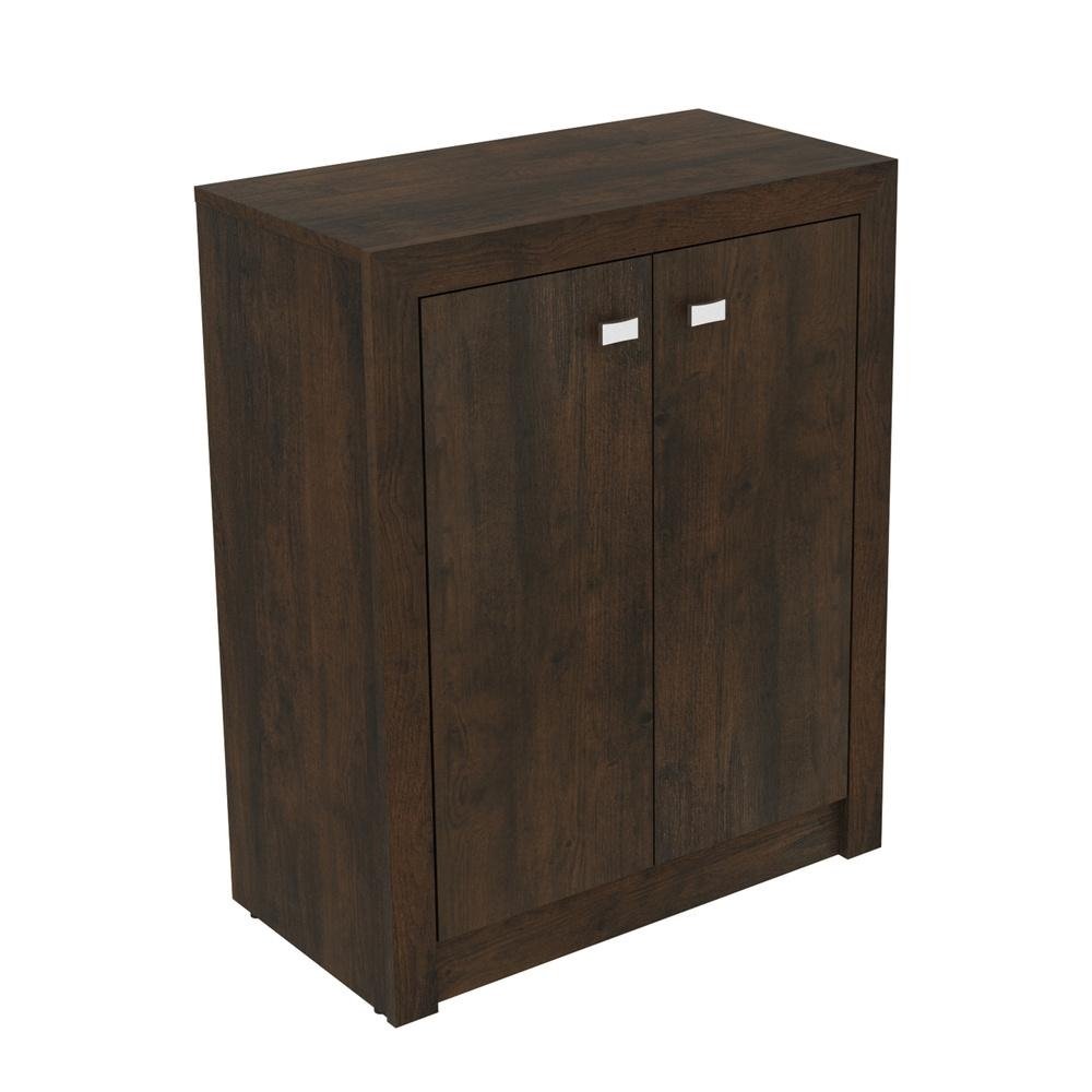 Balcao Escritorio com 2 Portas Multimoveis CR25013 Rustico