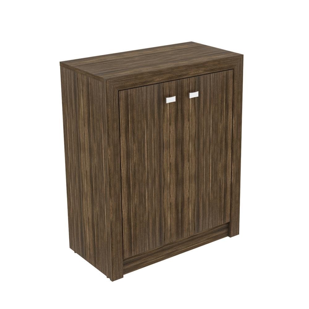 Balcao Escritorio com 2 Portas Multimoveis CR25013 Nogal
