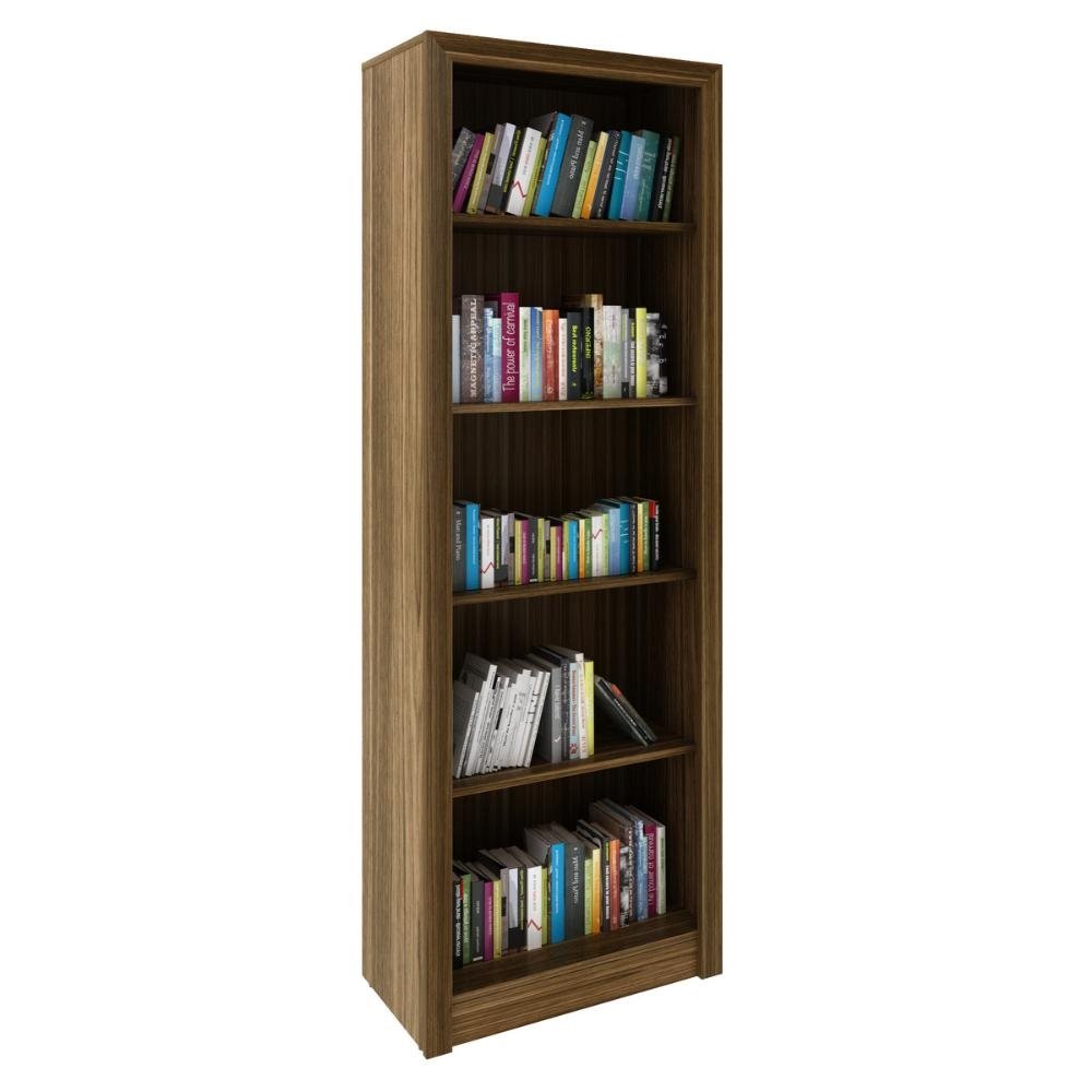 Estante Escritorio 60 cm Multimoveis CR25014 Nogal