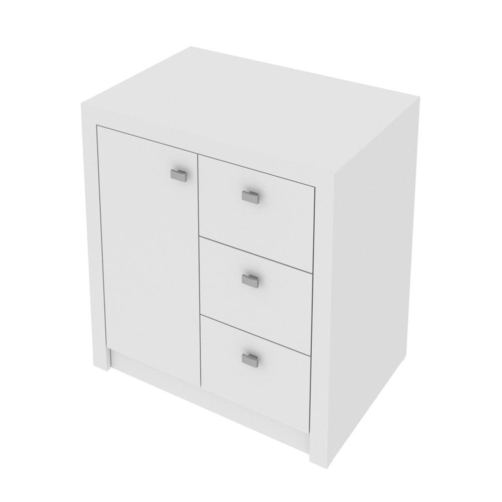 Balcao Escritorio Multimoveis CR25021 Branco
