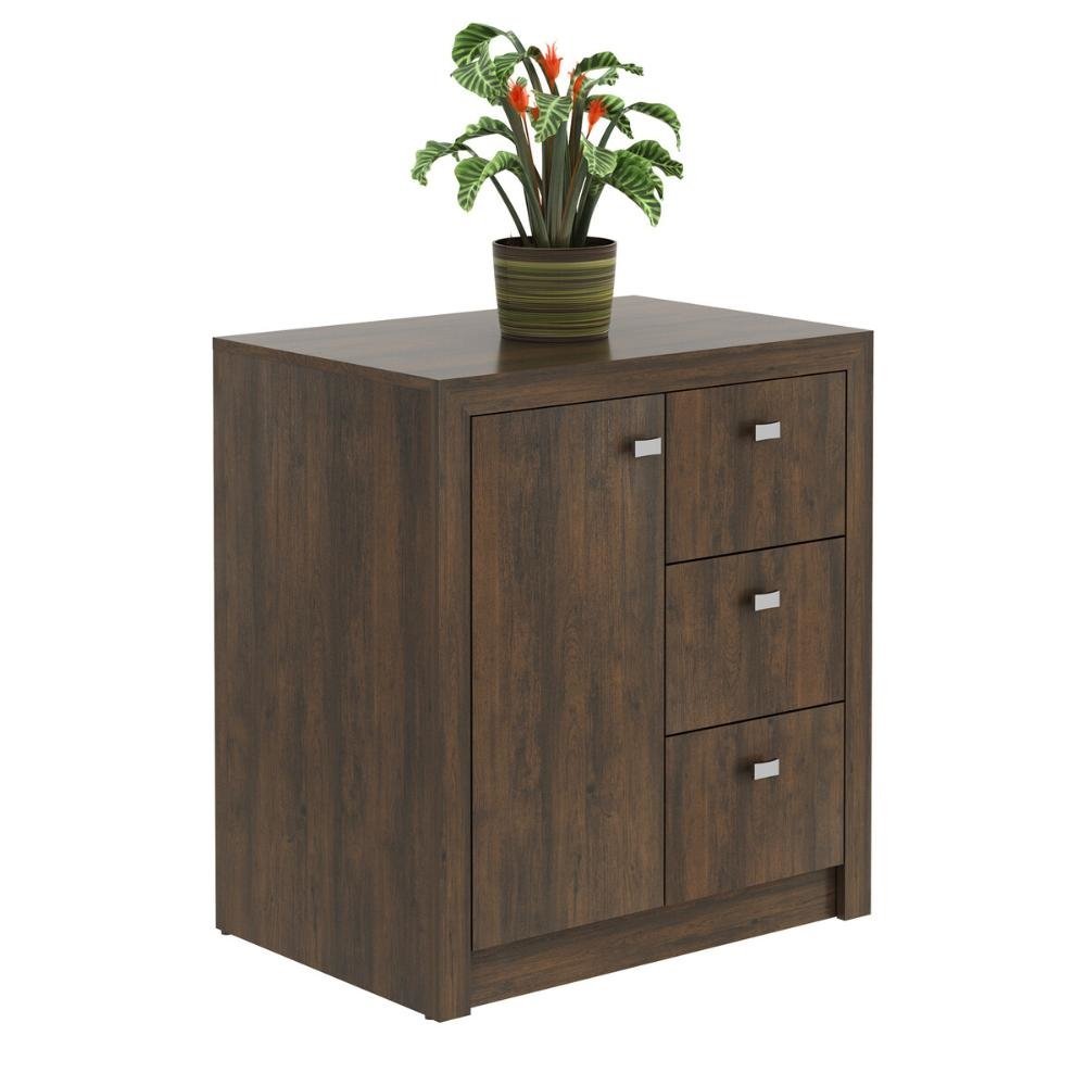 Balcao Escritorio Multimoveis CR25021 Rustico