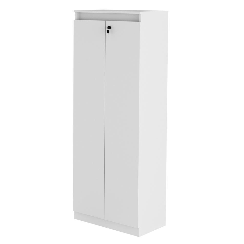 Armario Escritorio 2 Portas Multimoveis CR25048 Branco