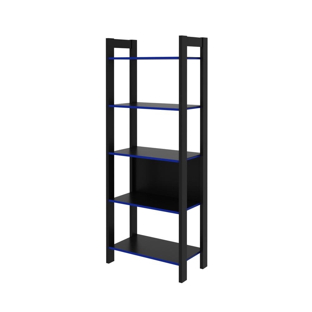 Estante Gamer Multiuso 65 cm Multimoveis CR25061 Preta/Azul