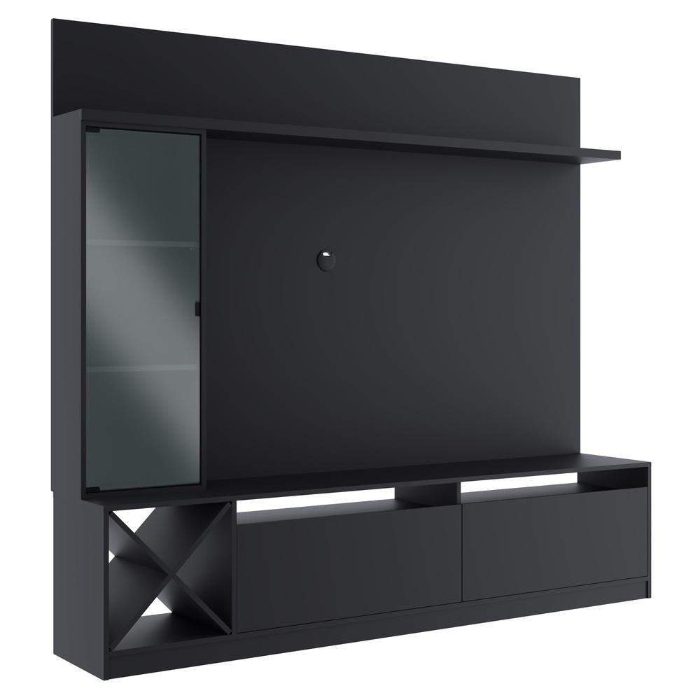 Rack com Painel TV 60" Multimoveis CR25135 Preto