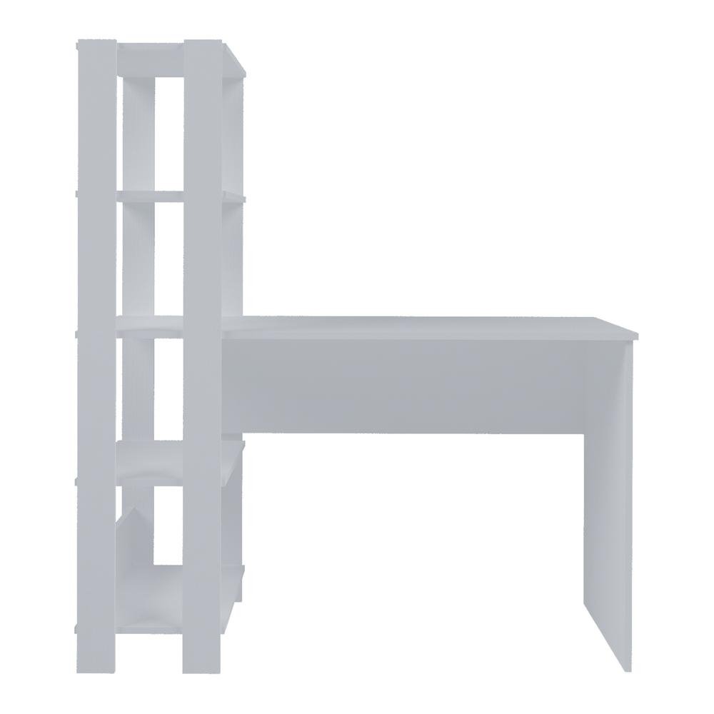 Escrivaninha 120cm com Estante Lateral Multimoveis CR25207