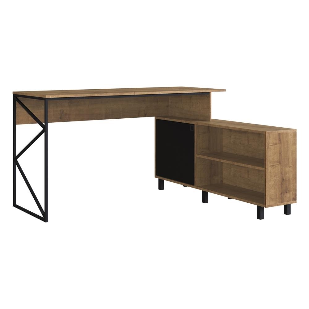 Escrivaninha com Nichos e 1 Porta Multimoveis CR25211 WoodMel