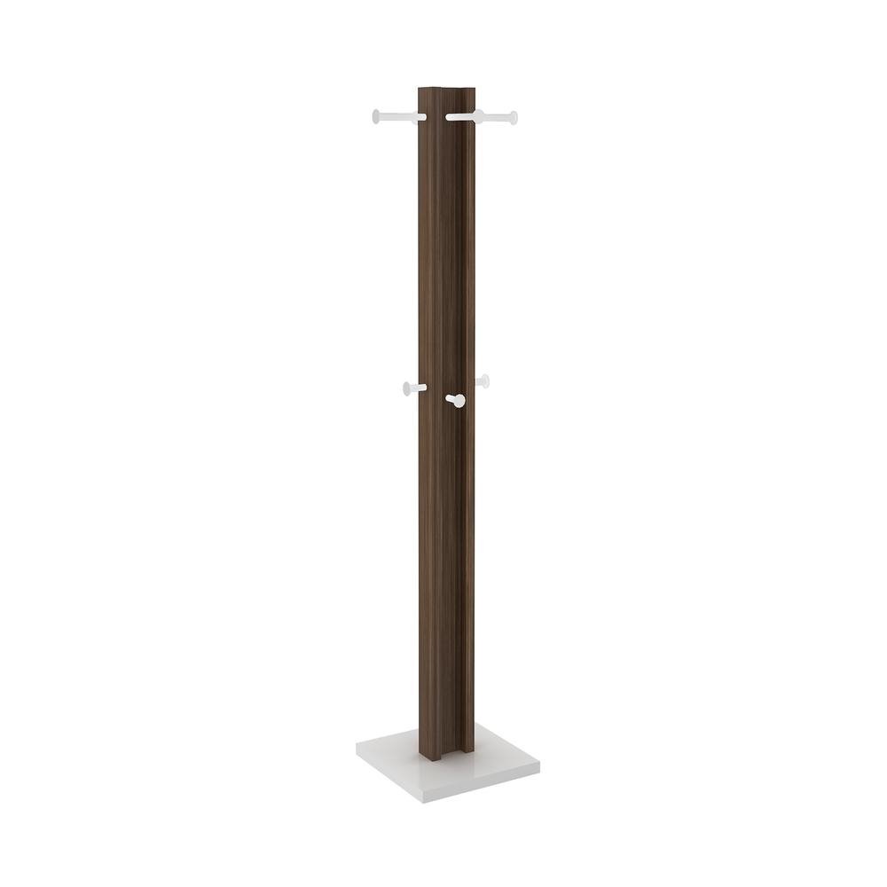 Cabideiro de Chao Multimoveis CR35004 Nogal/Branco