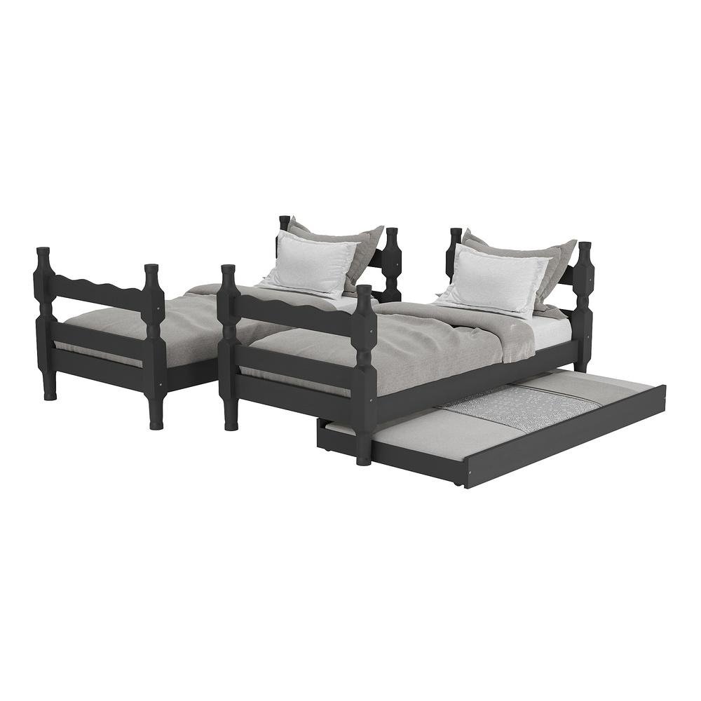 Treliche Madeira Macica - vira 2 Camas - para Colchao 78/88 x 188cm Porto Multimoveis CR35