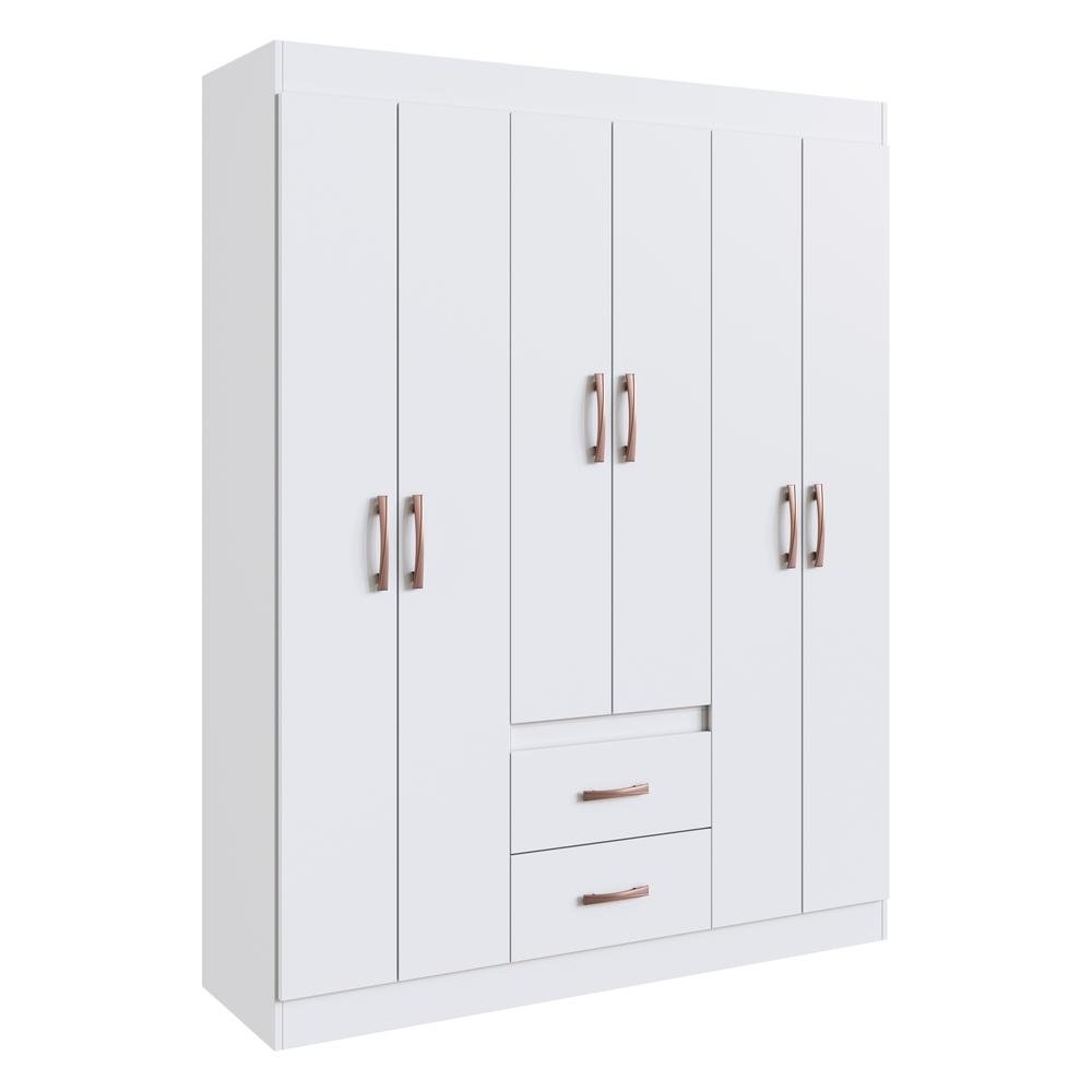Guarda-Roupas 6 Portas 2 Gavetas Multimoveis CR35115
