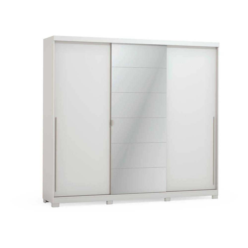Guarda-Roupas Casal com Espelho 3 Portas 4 Gavetas Multimoveis CR35153