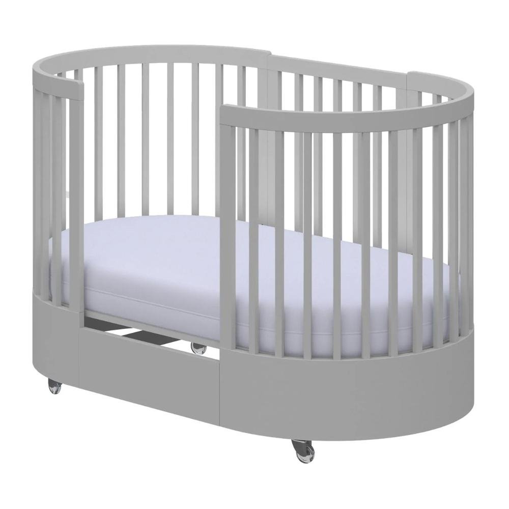 Berco Infantil Progressivo Wave 3 em 1 Divicar Cinza