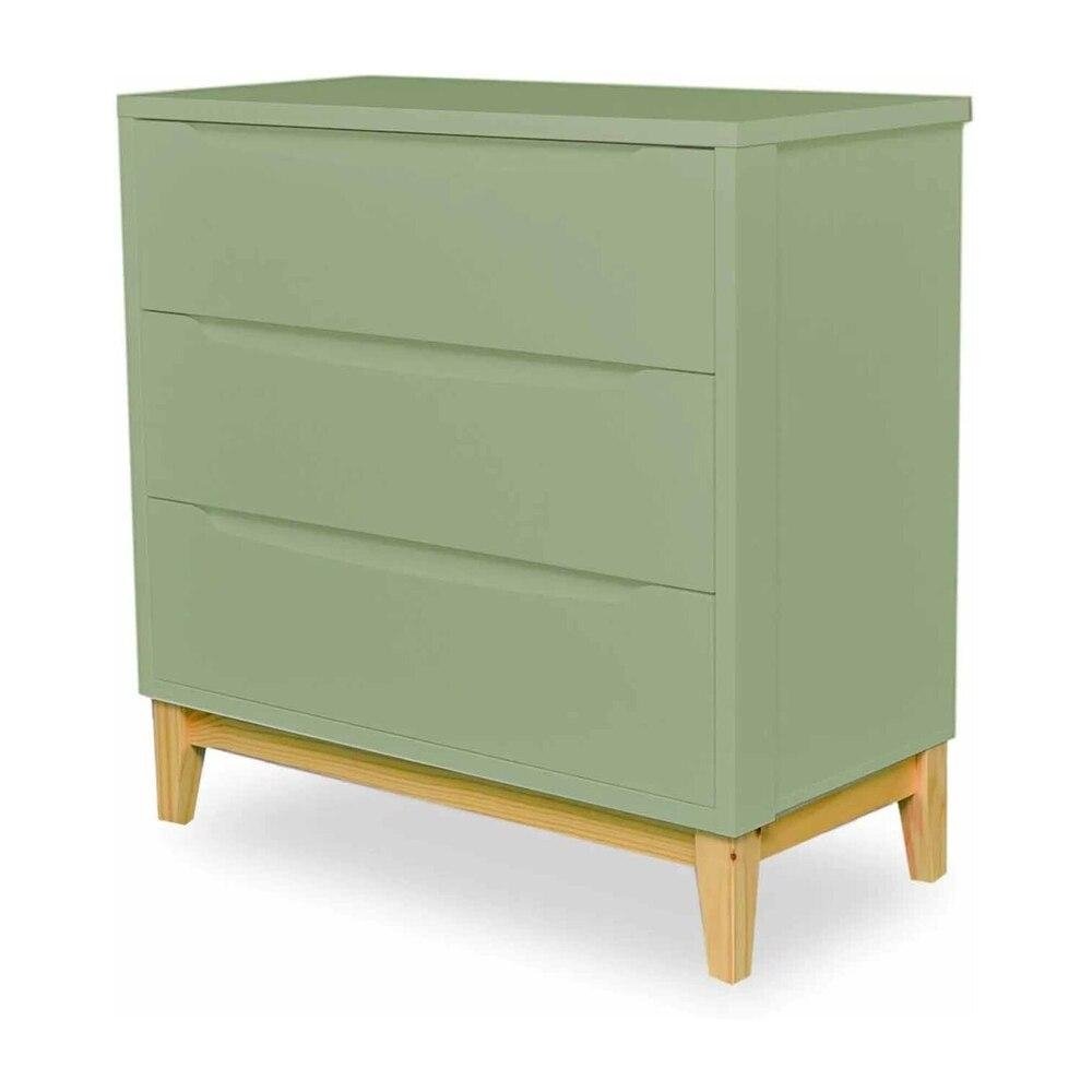 Comoda Infantil 3 Gavetas Multimoveis CR40025 Verde