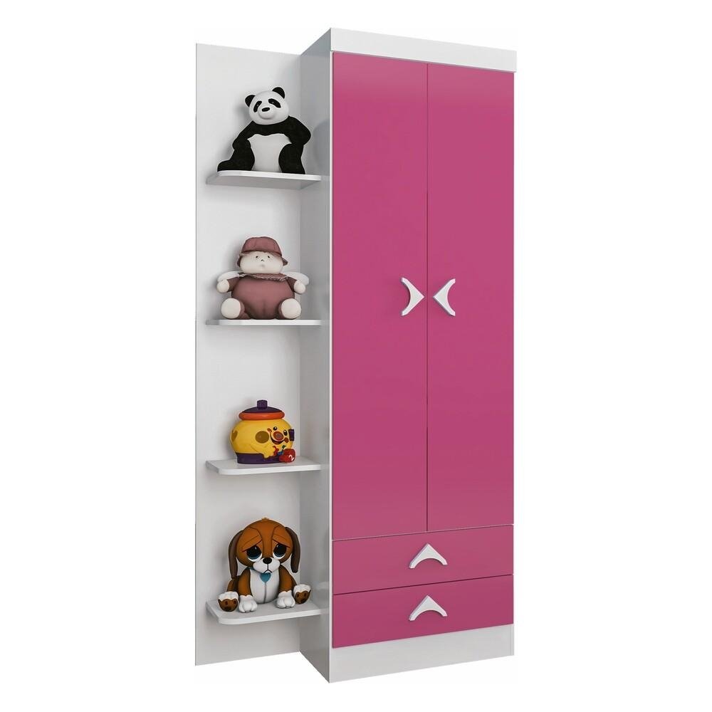 Guarda-Roupas Infantil 2 Portas 2 Gavetas Multimoveis CR40106