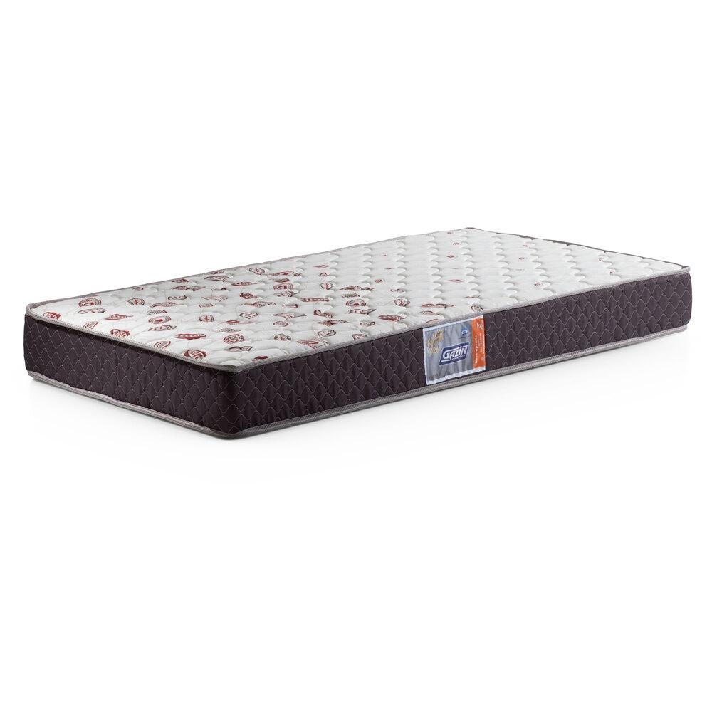 Colchao Solteiro Gazin 78x14x188cm - Densidade D28 CR407A