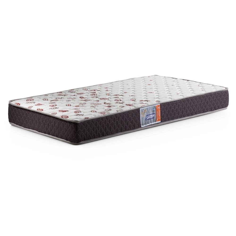 Colchao Solteiro Gazin 88x14x188cm - Densidade D28 CR407B