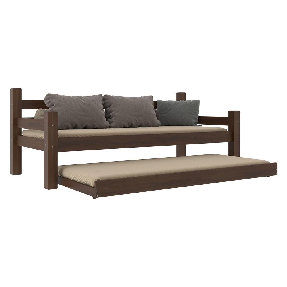 Bicama Madeira Macica para Colchao 78/88 x 188cm Paris Multimoveis CR4139 Imbuia