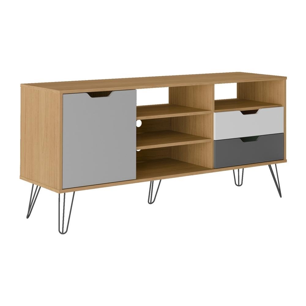Rack TV 60" 1 Porta e 2 Gavetas Multimoveis CR45167