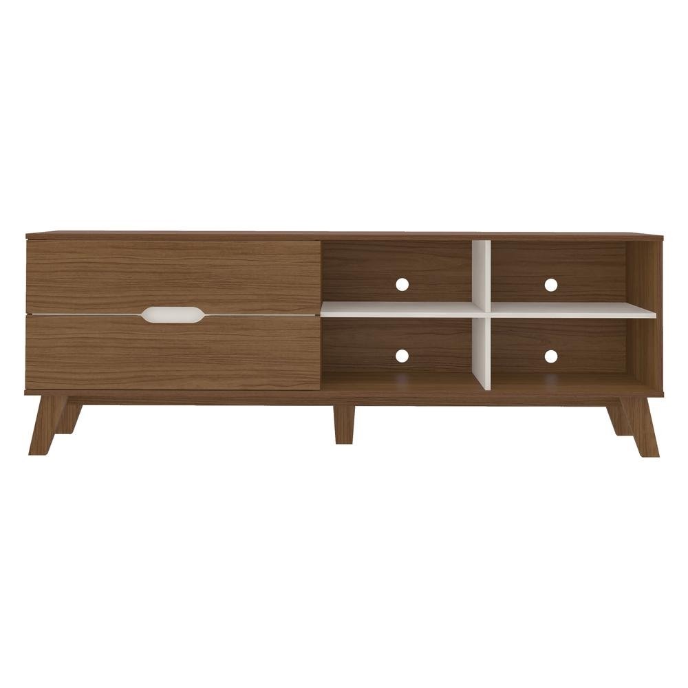 Rack TV 75" 2 Gavetas e Nichos Multimoveis CR45178