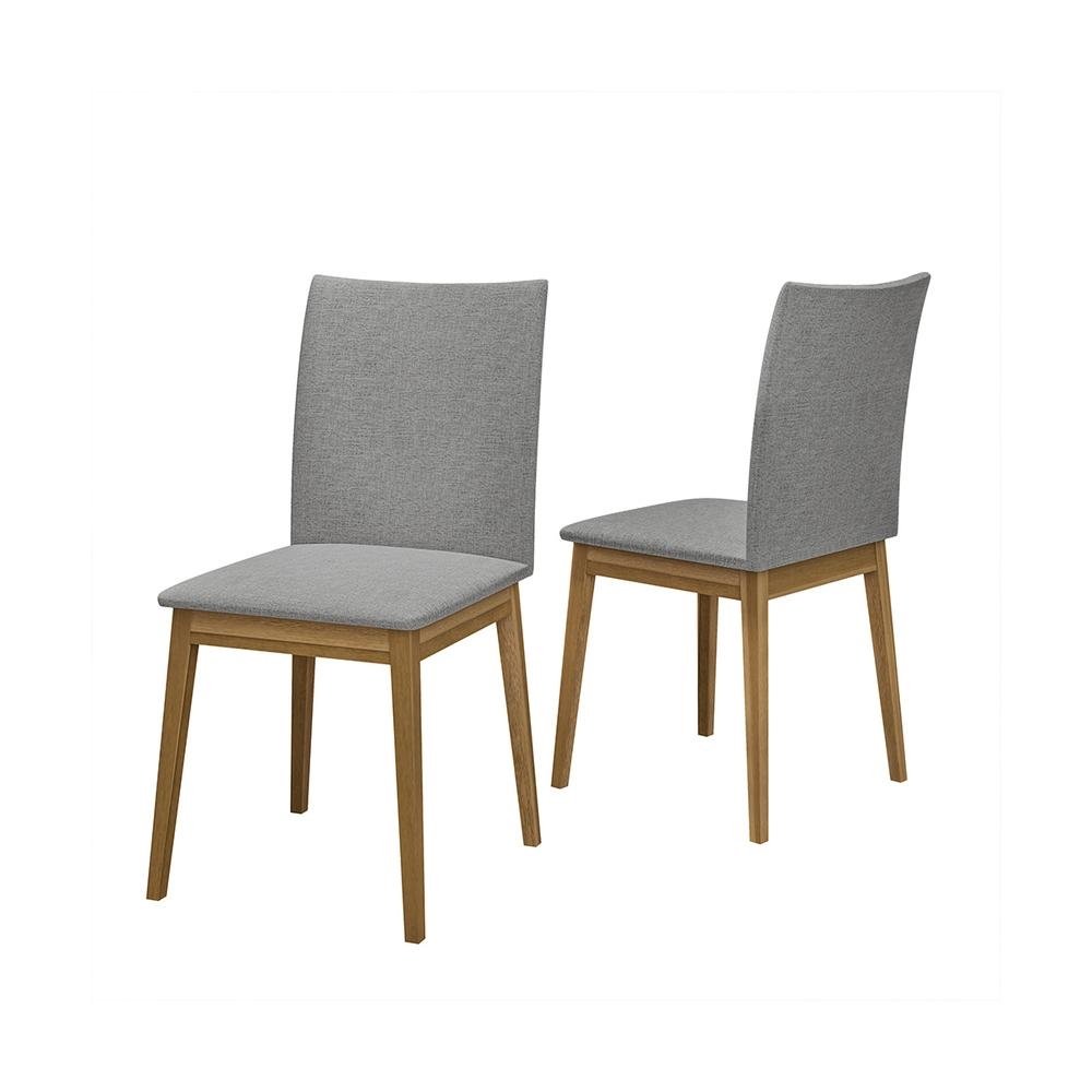 Conjunto com 2 Cadeiras de Jantar Linho Multimóveis CR50038