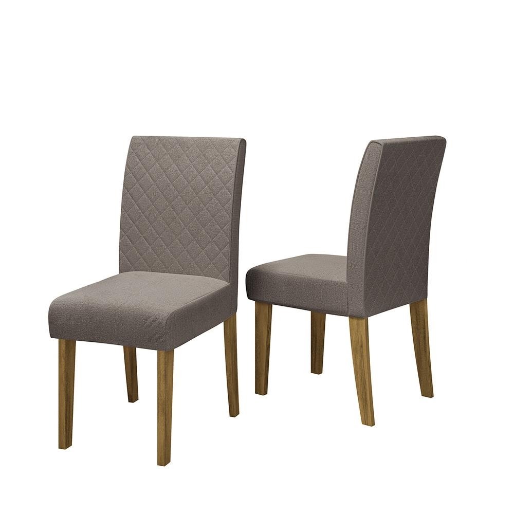 Conjunto com 2 Cadeiras de Jantar Multimóveis CR50039