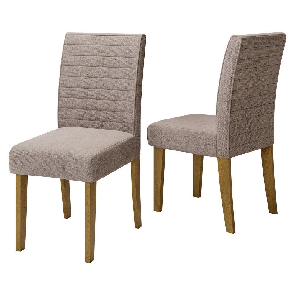 Conjunto com 2 Cadeiras de Jantar Multimóveis CR50041
