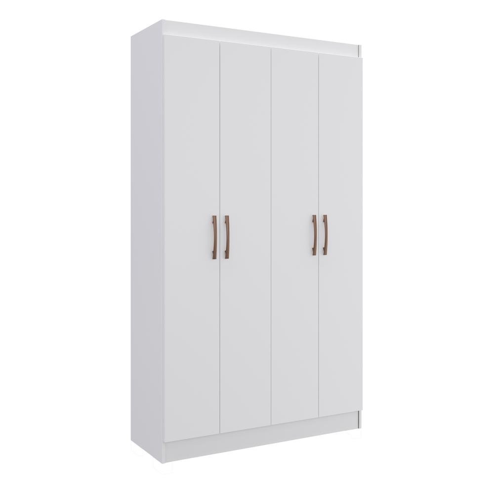 Armario 4 Portas Lavanderia Multiuso Multimoveis CR8000 Branco