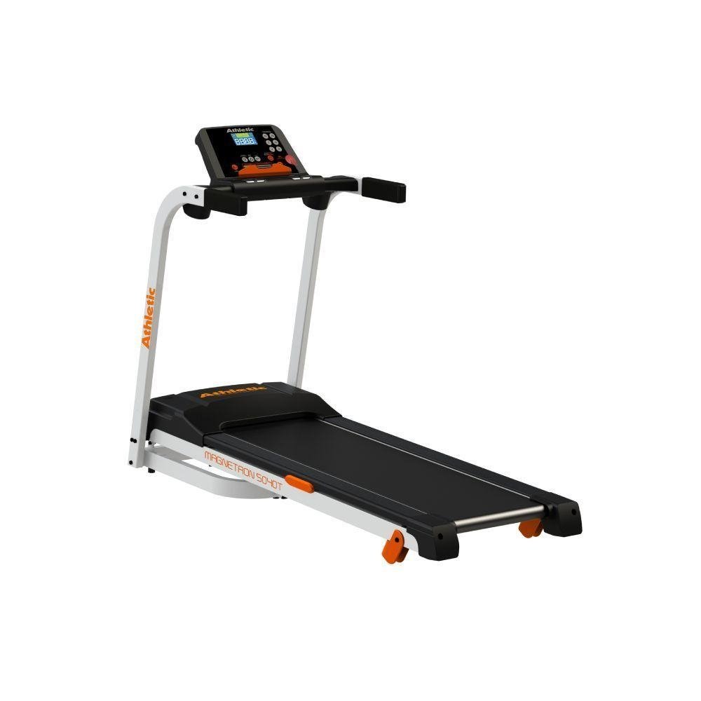 Esteira Eletronica Athletic Magnetron 5040T Motor 5.0 HPM ATE 16KM/H 130KG 2 Niveis de Inc