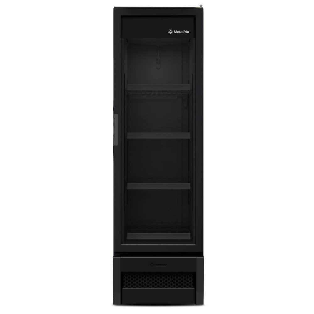 Expositor Vertical Metalfrio 343L 127V Slim Preto 1 Porta VB28R