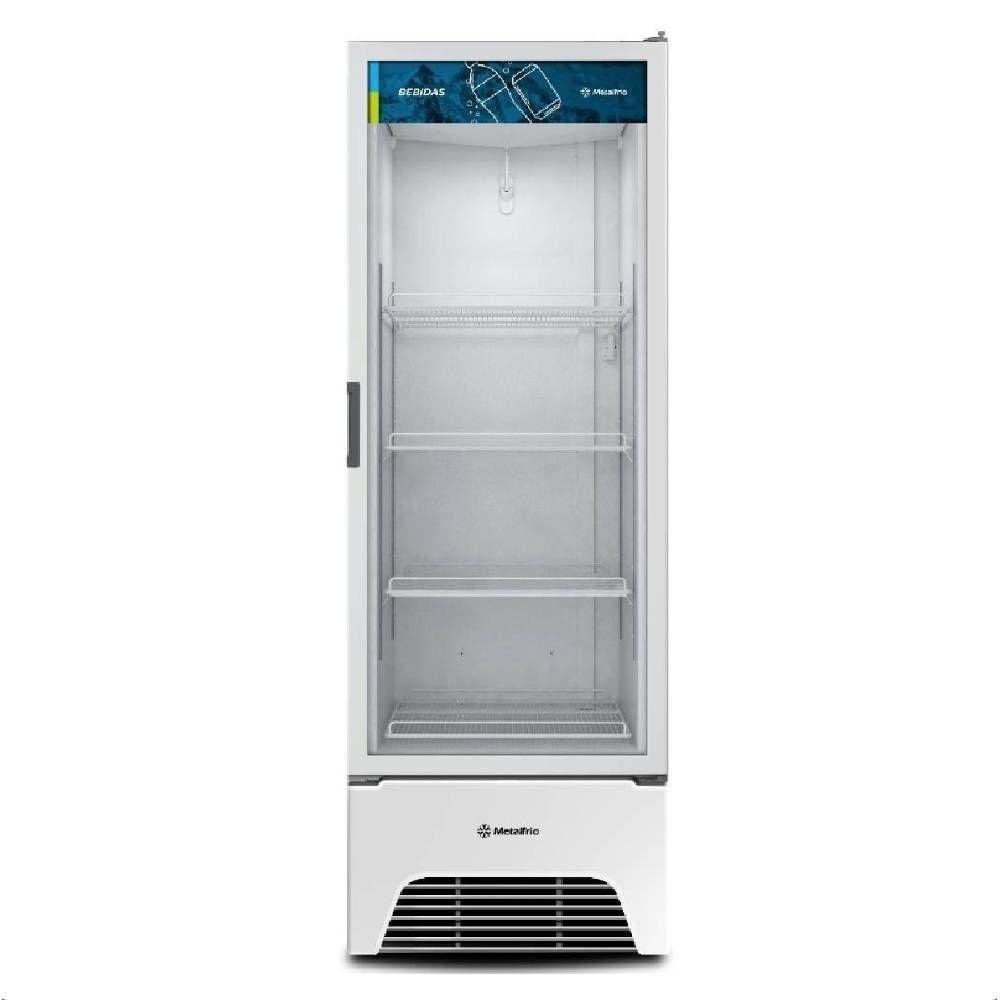 Expositor Vertical Metalflio Optima 572L 1 Porta Branco 220V VB52AH