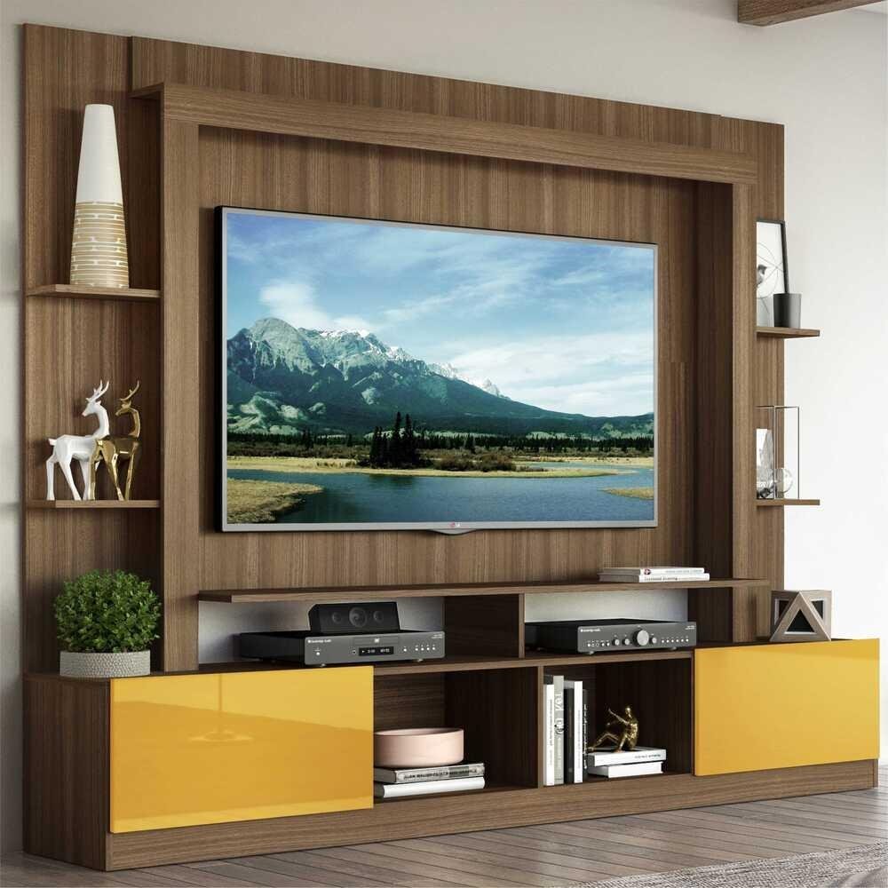 Rack Estante com Painel TV 65" e 2 portas Rio Multimoveis