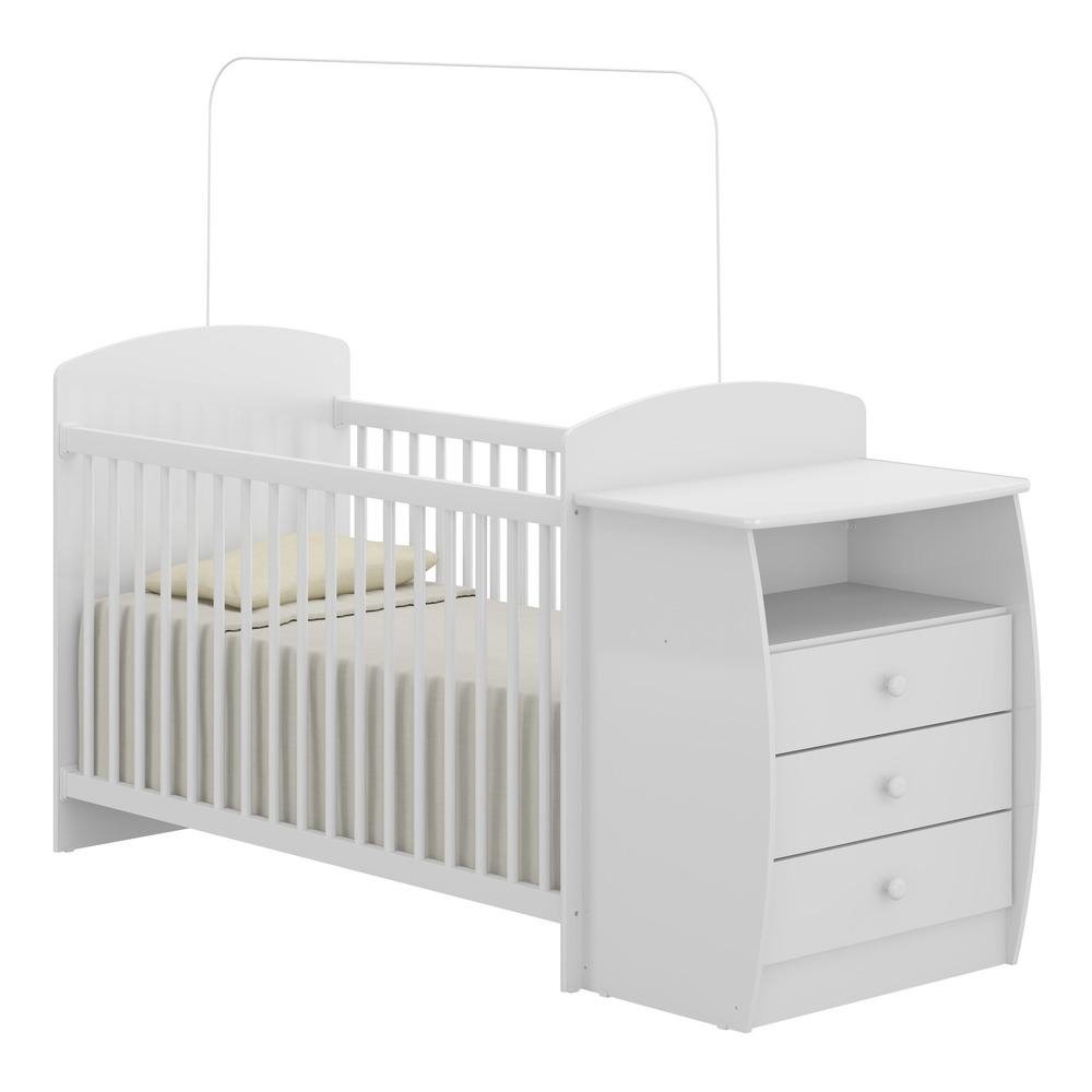 Berco Comoda para Colchao 60 x 130 cm Rafael Multimoveis FG0516 Branco