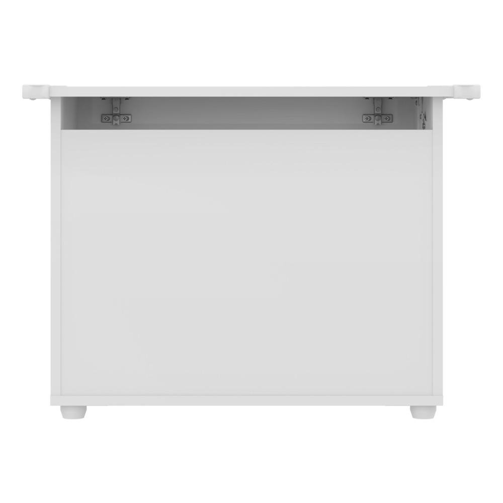 Caixa de Brinquedos Bau Organizador Multimoveis FG2315 Branco