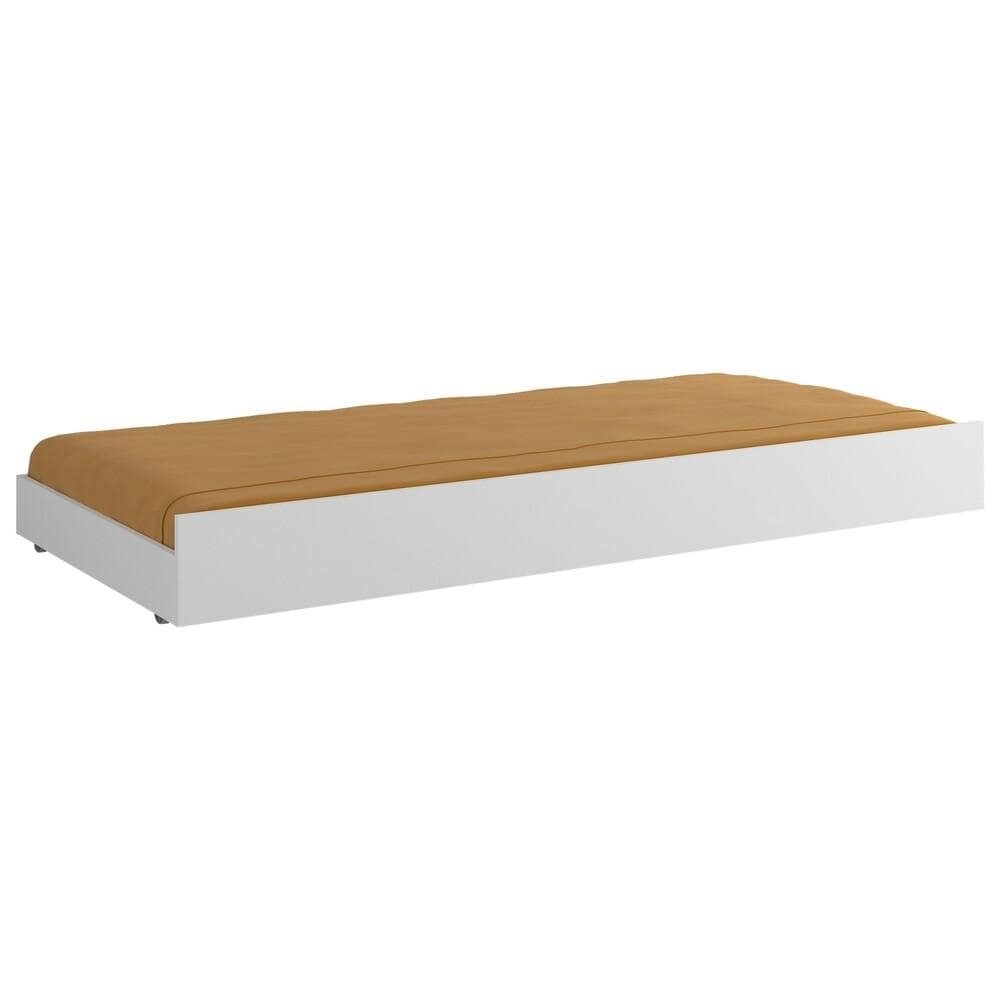 Cama Auxiliar para colchao 78 x 188 cm Multimoveis FG354 Branca