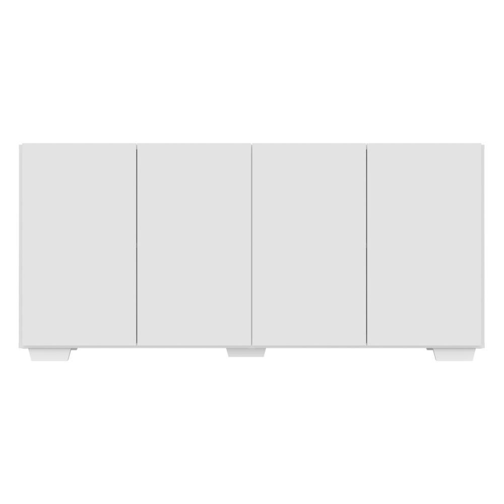 Aparador Buffet Multimoveis Veneza 4 Portas FG3557 Branco