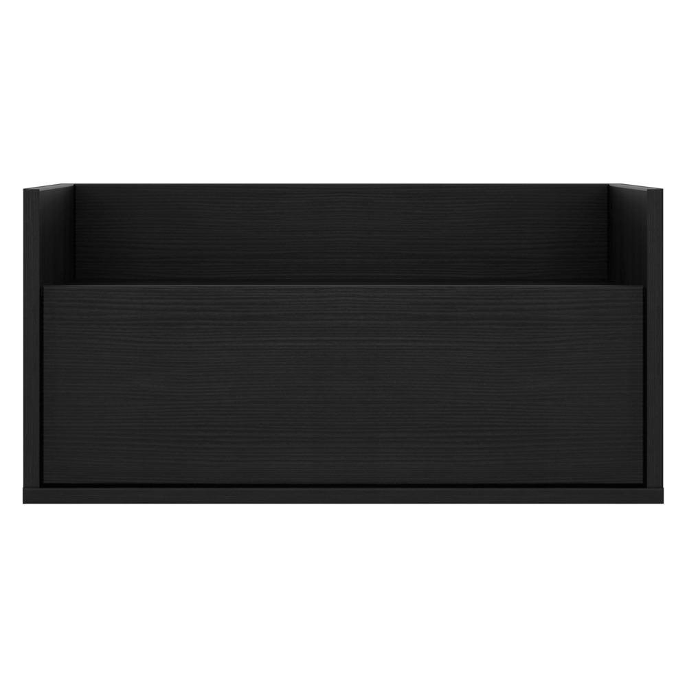 Mesa de Cabeceira 60 cm Suspensa Multimoveis FG3626 Preta