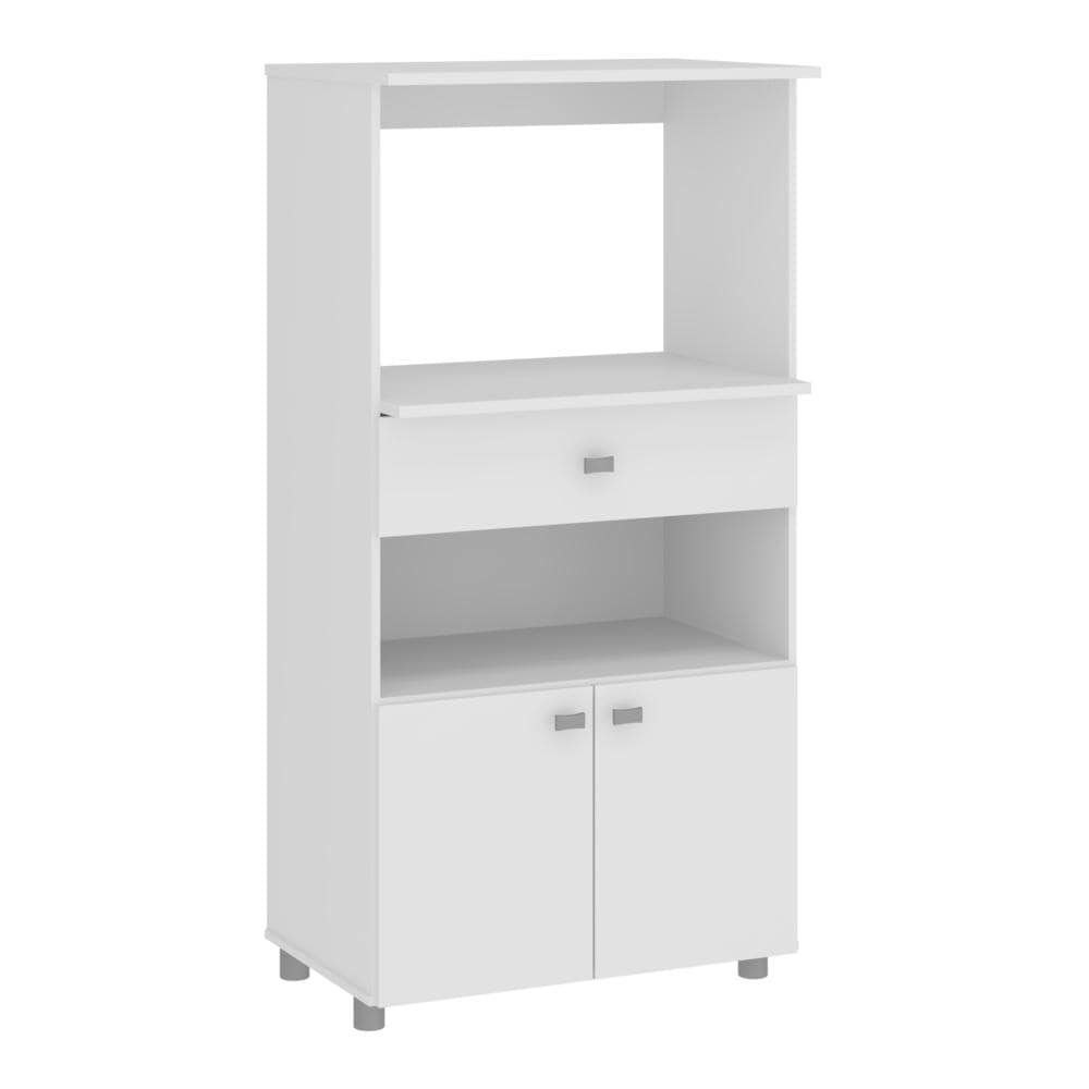 Balcao para Forno e Microondas Multimoveis 2 Portas 1 Gaveta FG4060G Branco