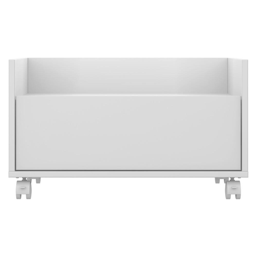 Gabinete de Banheiro com Rodizios Multimoveis 80 cm FG5002 Branco