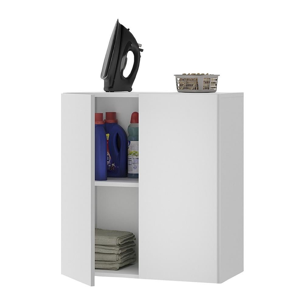 Armario Lavanderia com 2 Portas Multimoveis FG5021 Branco