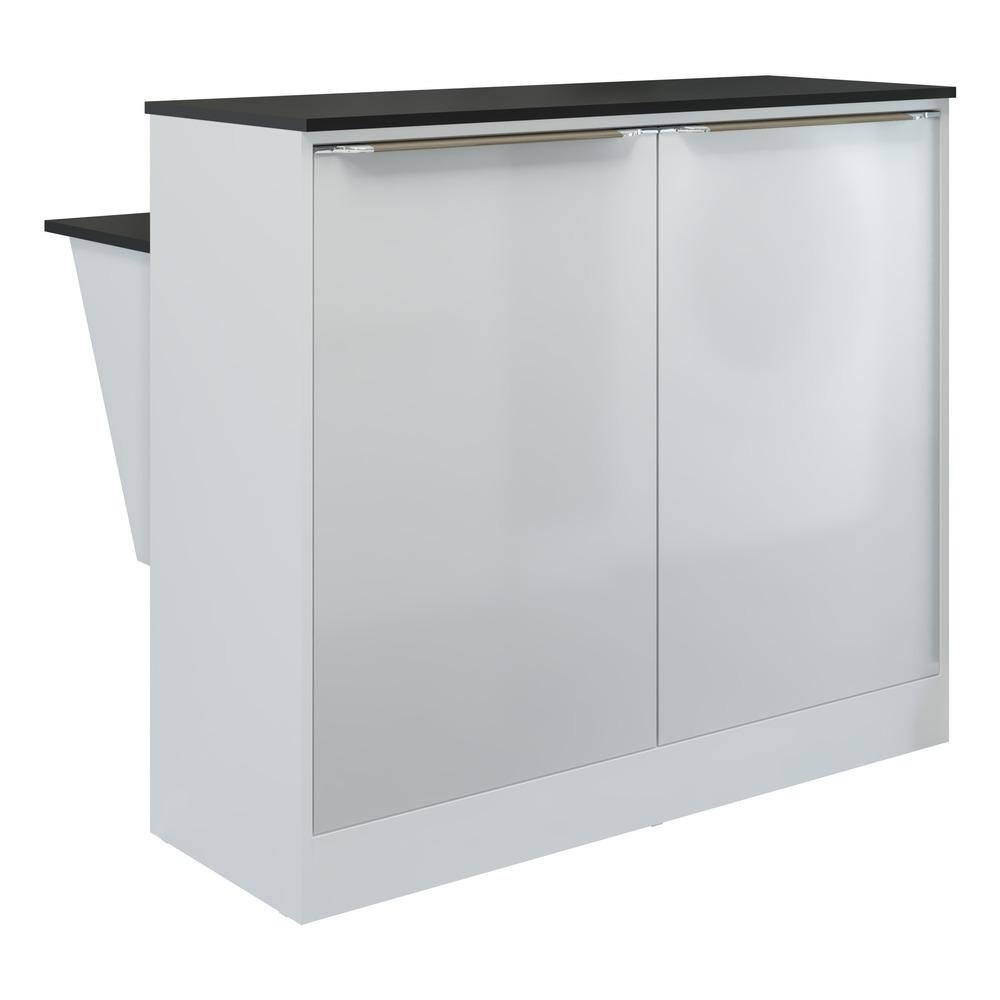 Bancada/Mesa de Cozinha Multimoveis Mariah 2 Portas FG5484 Branca