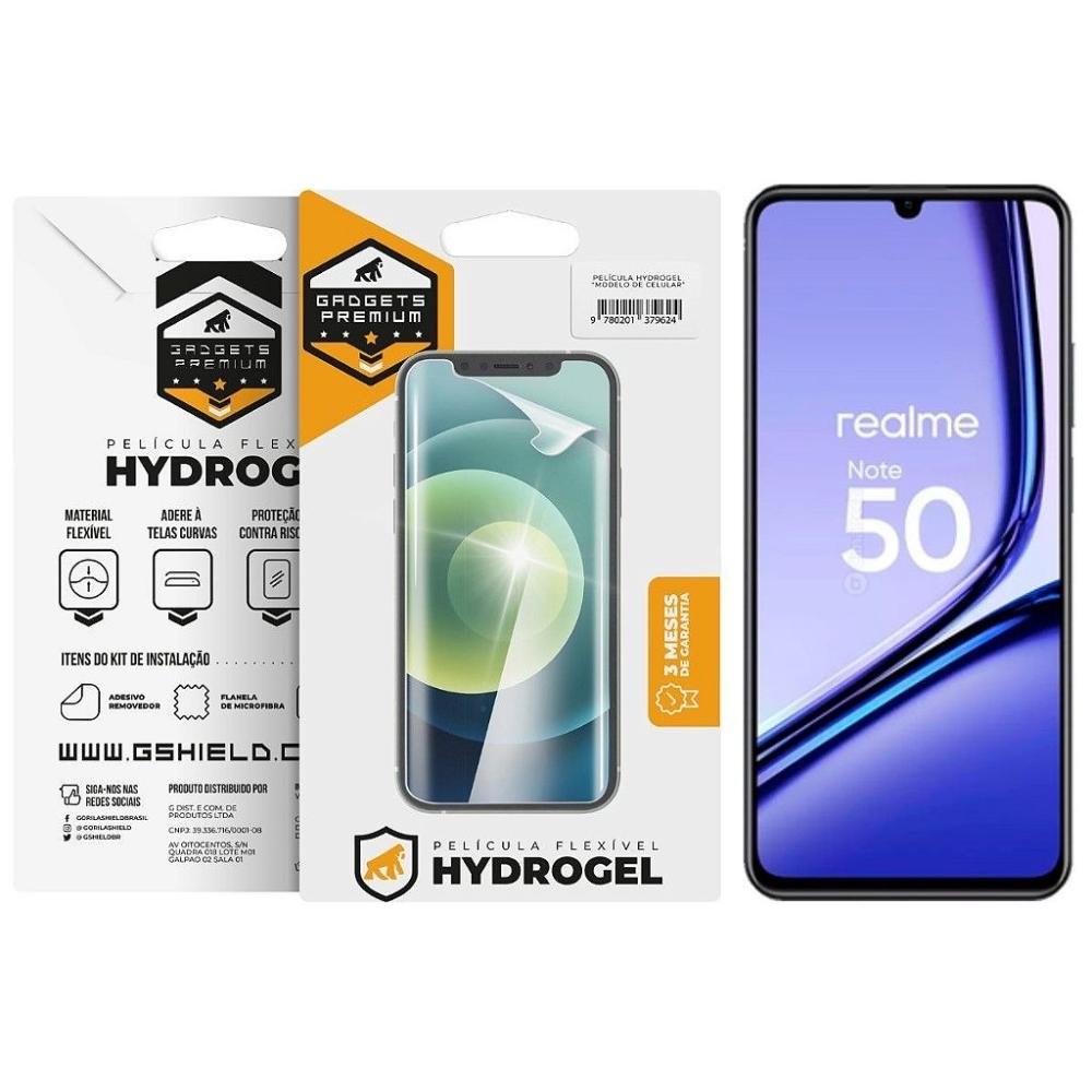 Pelicula para Realme Note 50 - Hydrogel HD - Gshield