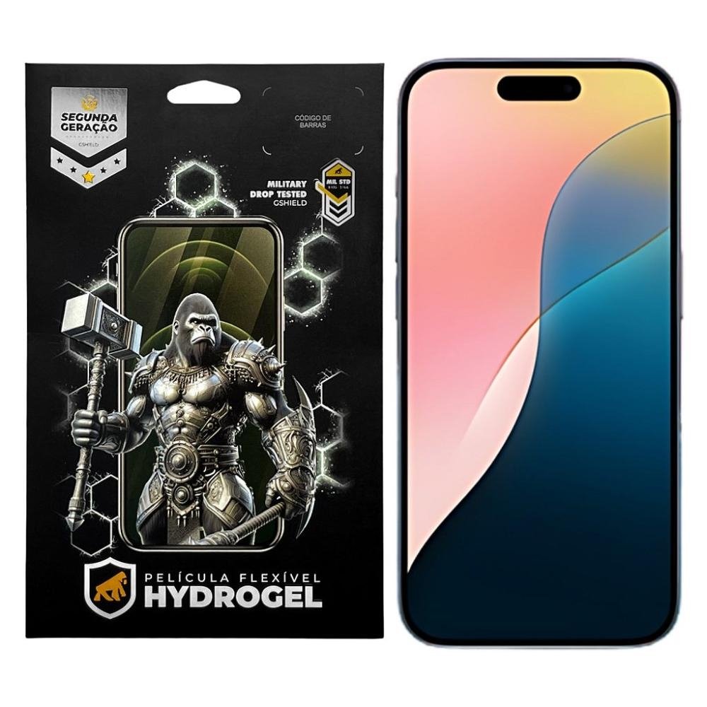 Pelicula para iPhone 16 Plus - Hydrogel Gamer Fosca - Gshield