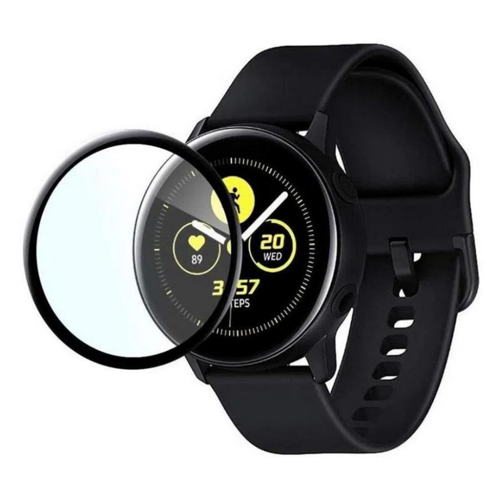 Pelicula Coverage 5D Pro Preta para Samsung Watch Active 2 44M - Gshield